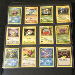 Vintage Pokemon Cards Lot- MP- Mint. 24 Cards Total