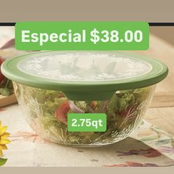 Bowl Especial $38.00  2,5 qt  Línea Wildflawer  Gurda Comidas Postres Ensaladas  Puedes Hornear  Princess  House  Ventas finales