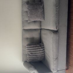 Grey Bed Couch 