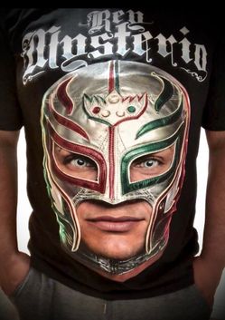 Rey Mysterio Luchador WWE Wrestling Fan Made T Shirt