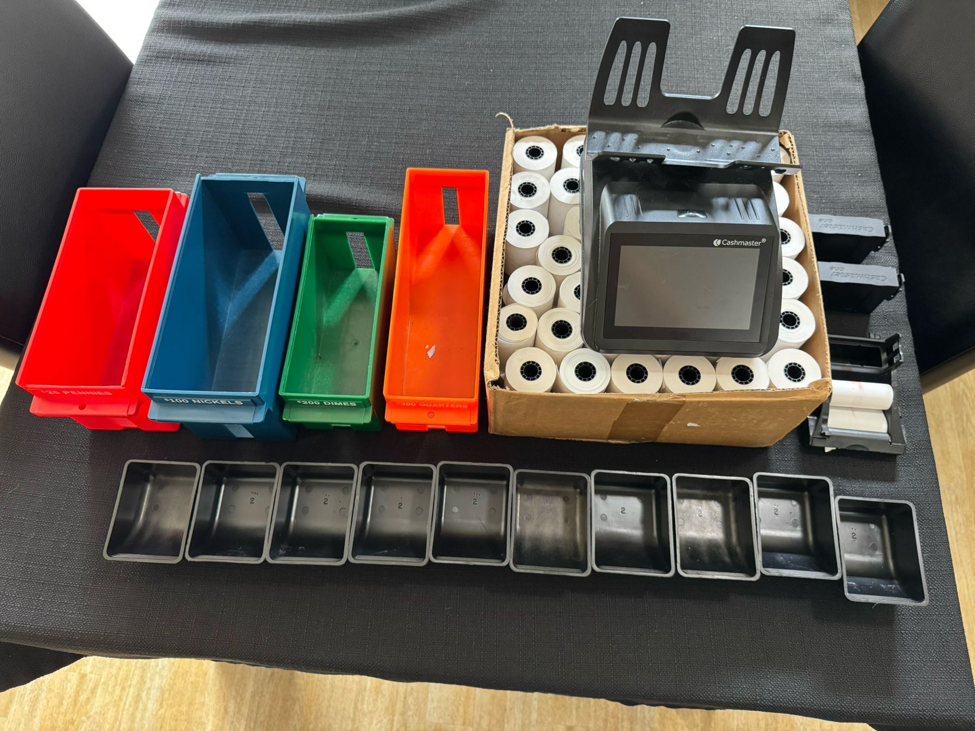 Cashmaster Plus + Battery Printer + Coin Accessories