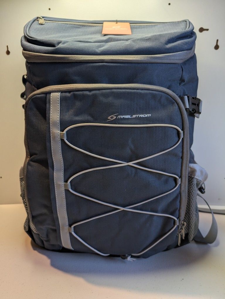 Maelstrom Cooler Backpack- 35 Cans, Leakproof, Insulated, Multi-Use, Multi-Color