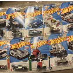 Lot of 10 Hot Wheels. TREASURE HUNTS-HONDA-CYBERTRUCK & MORE
