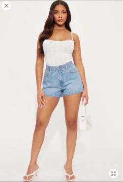 Denim shorts