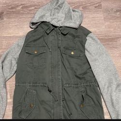 Juniors Jean Jacket Size Lrg 