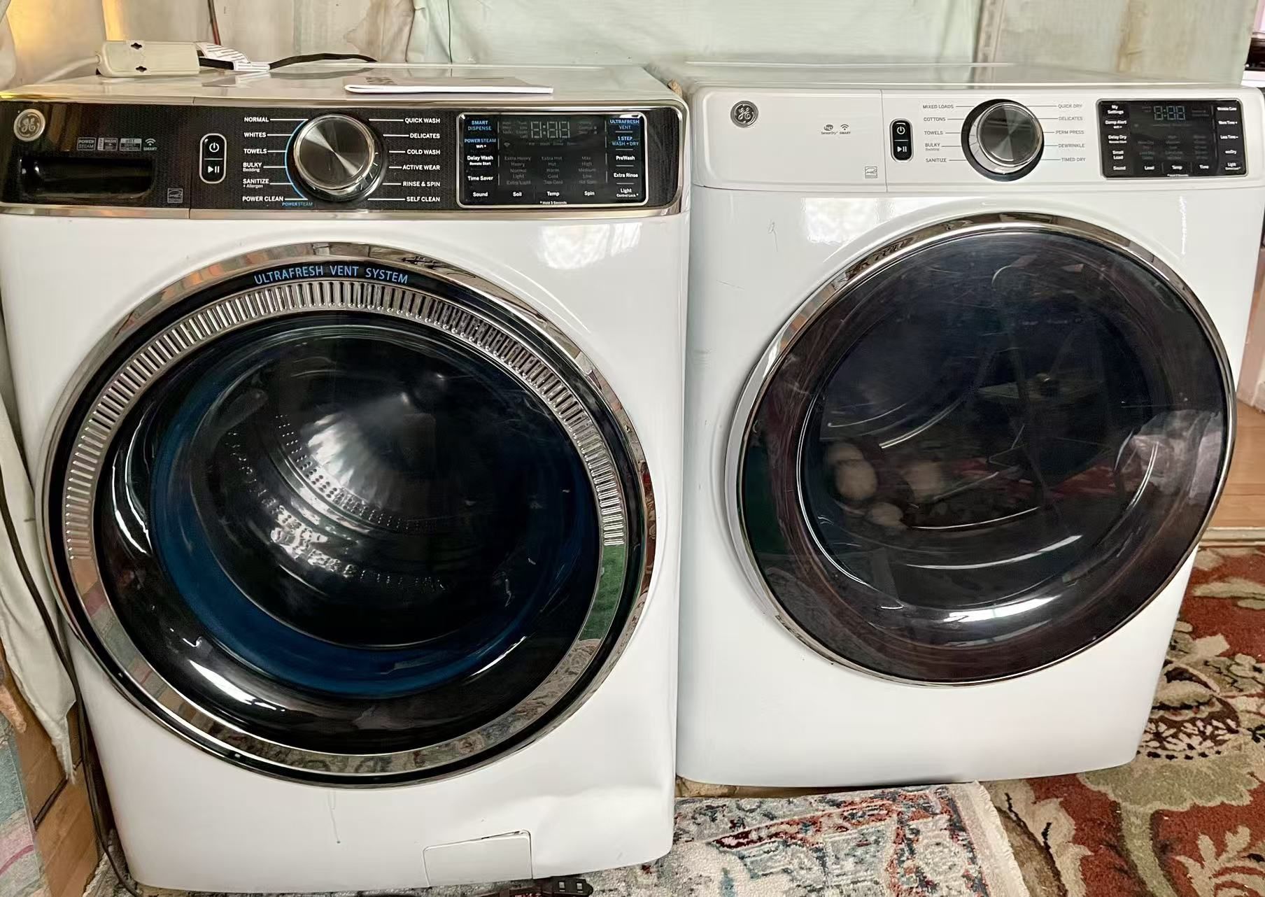 Washer and dryer