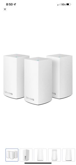 Linksys - Velop AC1300 Dual-Band Mesh Wi-Fi 5  System (3 Pack) - White 3 For $75 0r 6 For $125