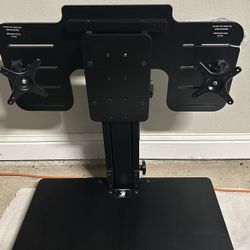 Swivel Monitor Stand With Laptop Base