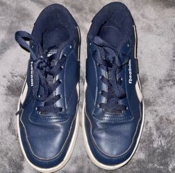 Reebok Shoes Mens 5 Court Advance Low Top Sneakers Navy Blue Lace Up Comfort