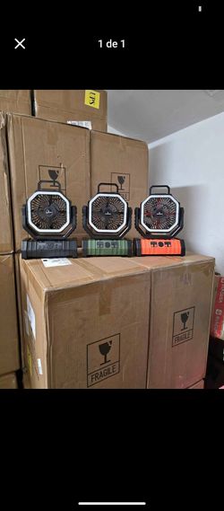 Ventilador recargable