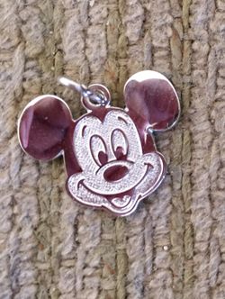 Mickey Mouse Sterling Silver Charm