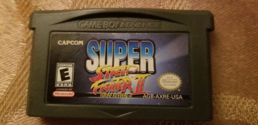 GameBoy Advance Super Street Fighter 2 Rare