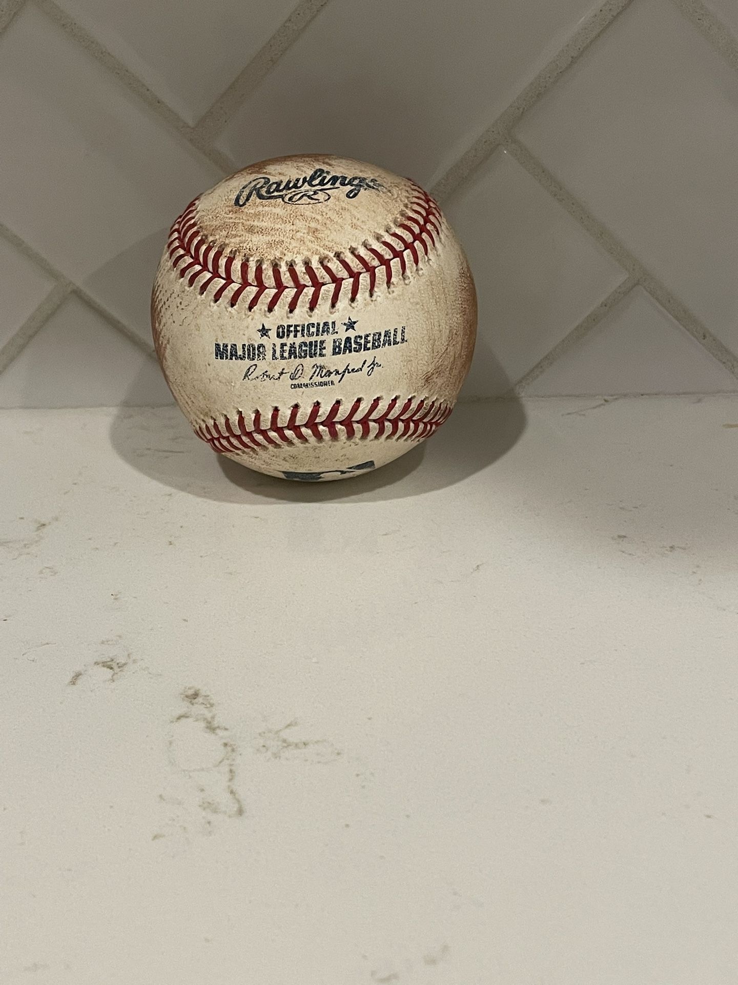 Game Used MLB Baseball (Available For Trades)
