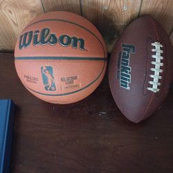 Official weight and size basketball and football