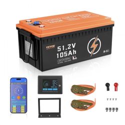 VEVOR 48V 105Ah Golf Cart Lithium Battery 
