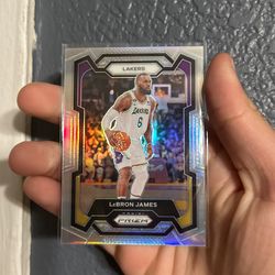 2023-24 Prizm Basketball Silver LeBron  JAMES  #63