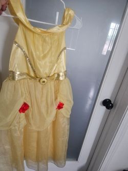 Princess Belle  Disney DRESS size 9/10