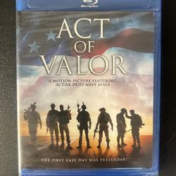 Act of Valor (Blu-ray Disc, 2012) New Sealed