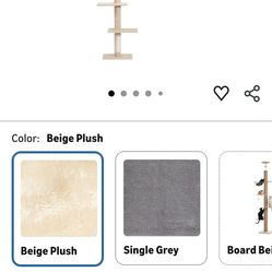 Floor to Ceiling Cat Tree, Cat Tower 5-Tier Height(95-107 Inches) Adjustable, Tall Cat Climbing Tree Featuring with Scratching Post, Cozy Bed,Interact