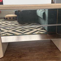 Z Gallerie Glimmer Nightstand 