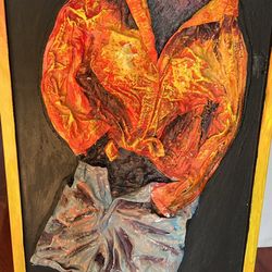 Oil Painting Modern sculpted art