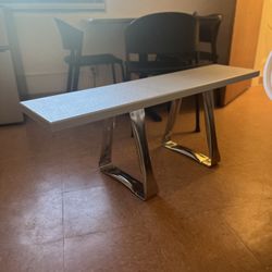 2 Gray Global Industrial Locker Room Benches