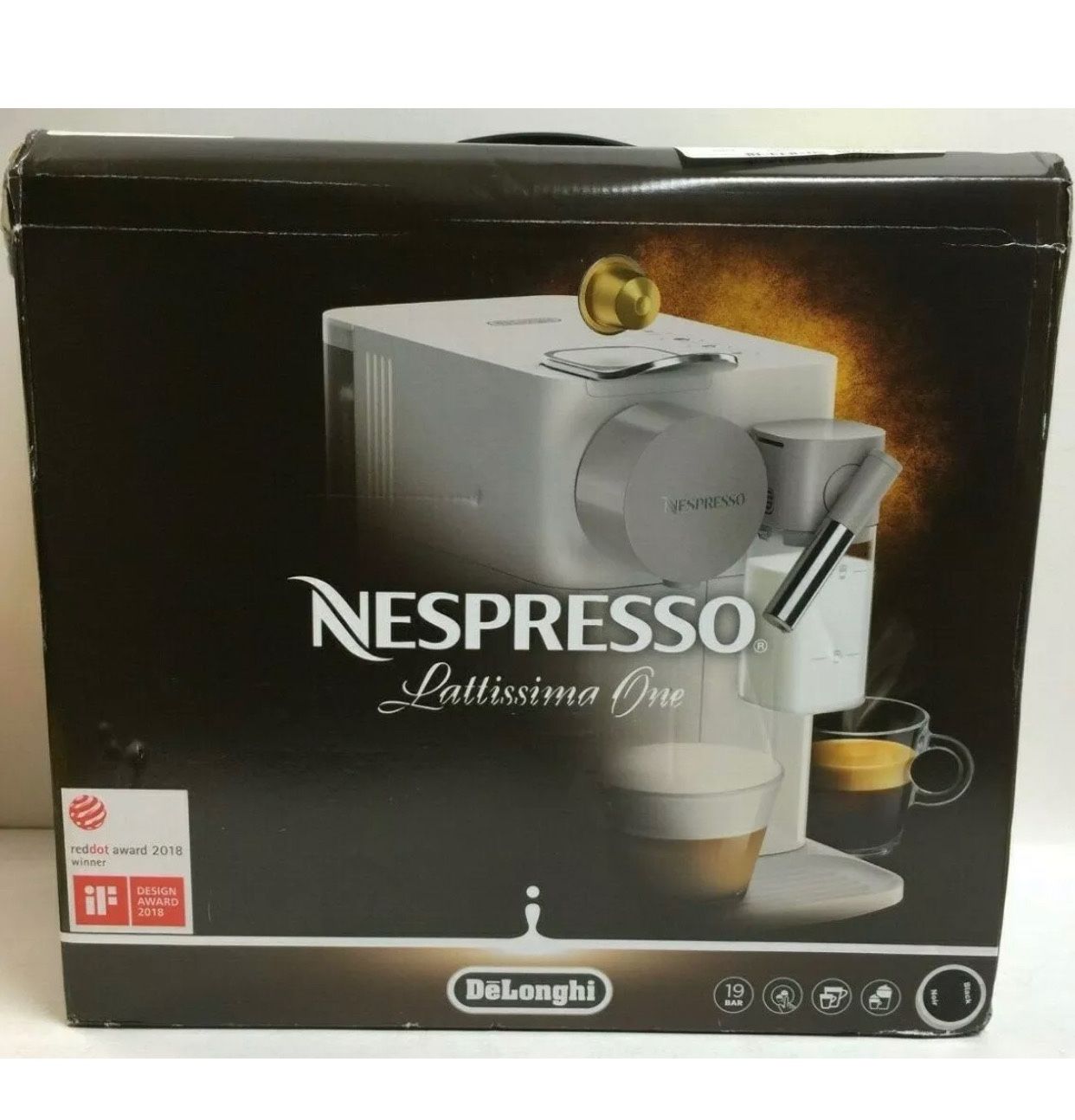 Nespresso Lattissima One Espresso Machine EN500W with Milk Frother by Delonghi for Sale in