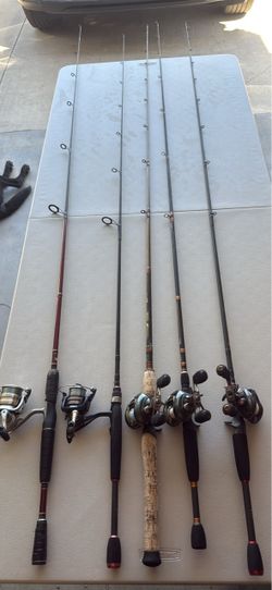 Fishing rods and reels