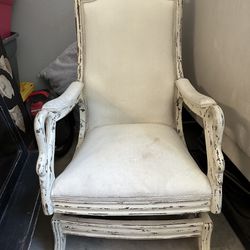 White Rocking Chair 