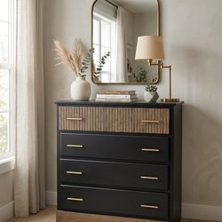 Refinished 4-Drawer Dresser