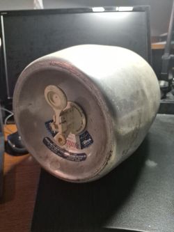Vintage Hamm's 2-1/4 Gallon Tapper Draft Beer Keg with Original Box Collectible Breweriana Man Cave.