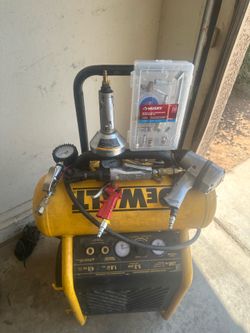 Air compressor along with  the tools that are shown in the picture for sale.