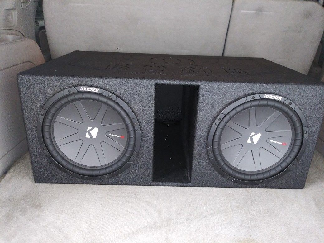 12in Kicker Comp R subwoofers