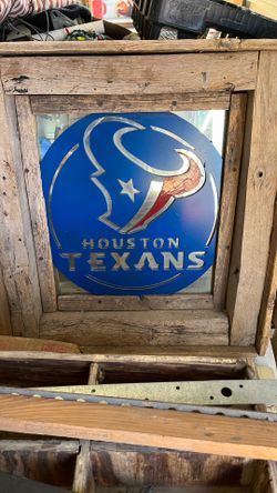 Texans Rustic Sign