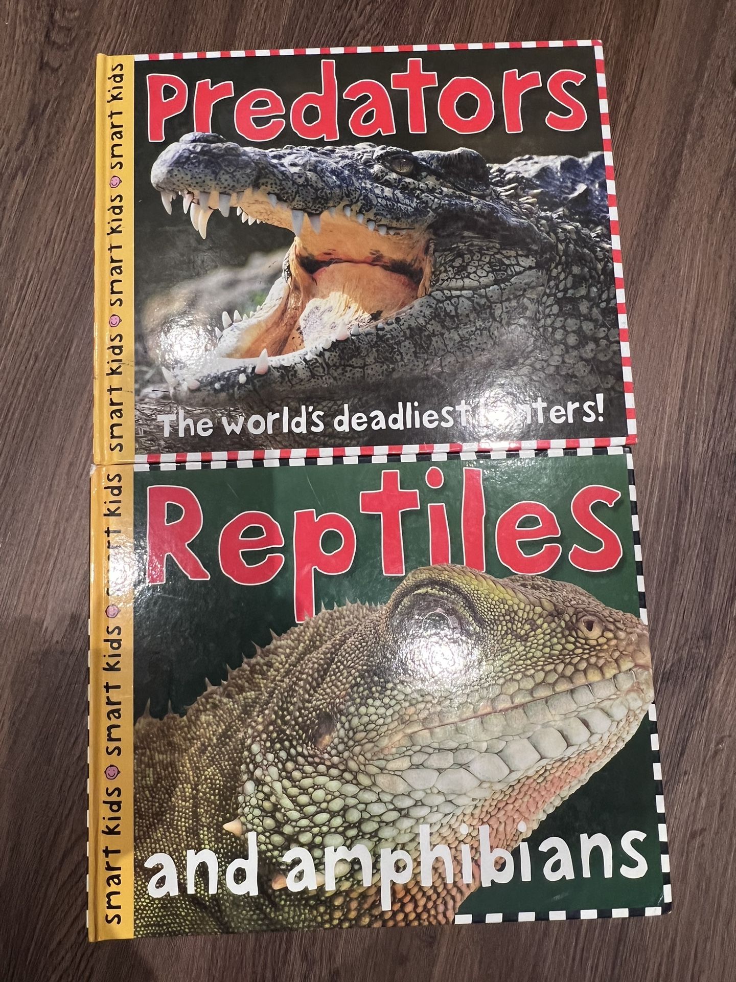 Smart Kids Reptiles & Predators Hard Cover Books