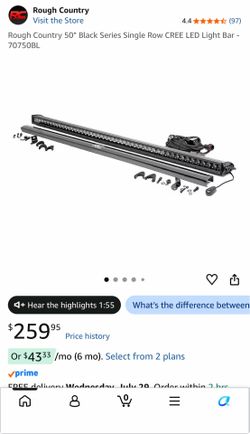 New 50 inch light bar