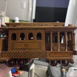 Vintage San Francisco Music Box Cable Car - As Is