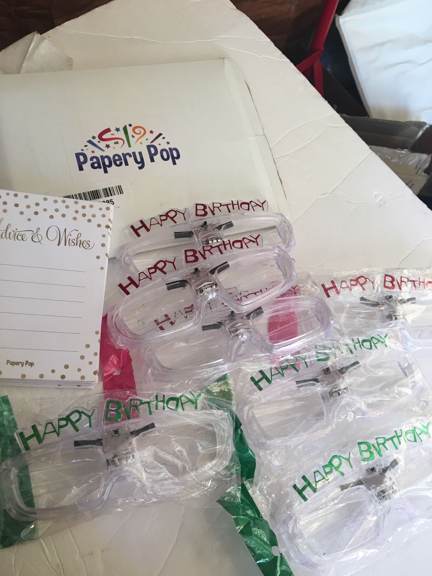 Party supplies