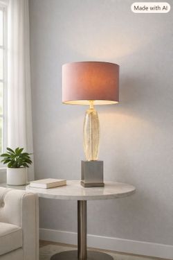 Table lamp Regency Hill Landro mercury glass style.