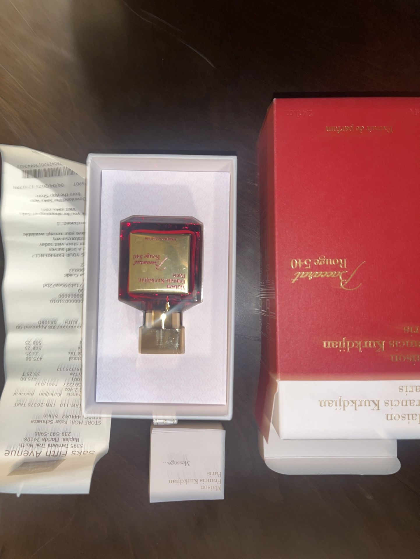 Maison Francis Kurkdjian Baccarat Rouge 540