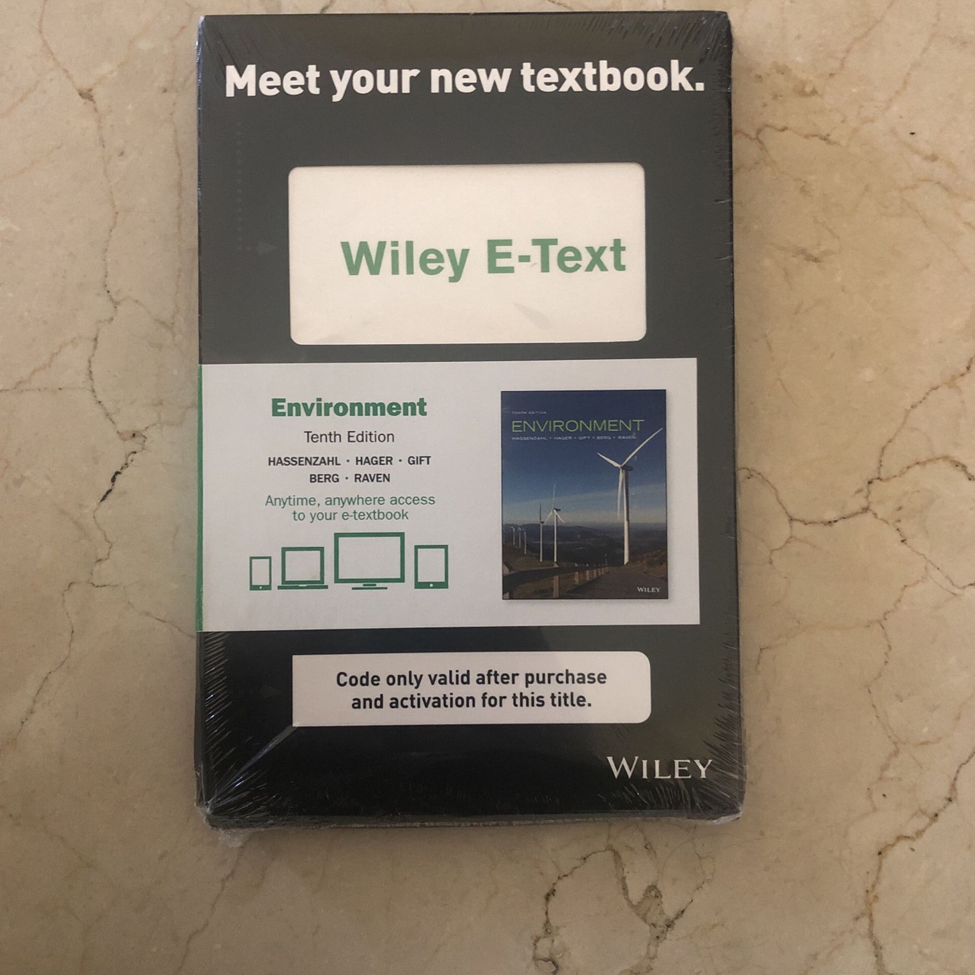 Environment Book For Environmental Class Brand New