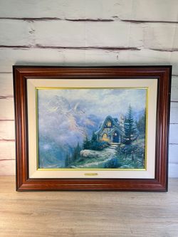 Thomas Kinkade Sweetheart Cottage III Lithograph Signed Art