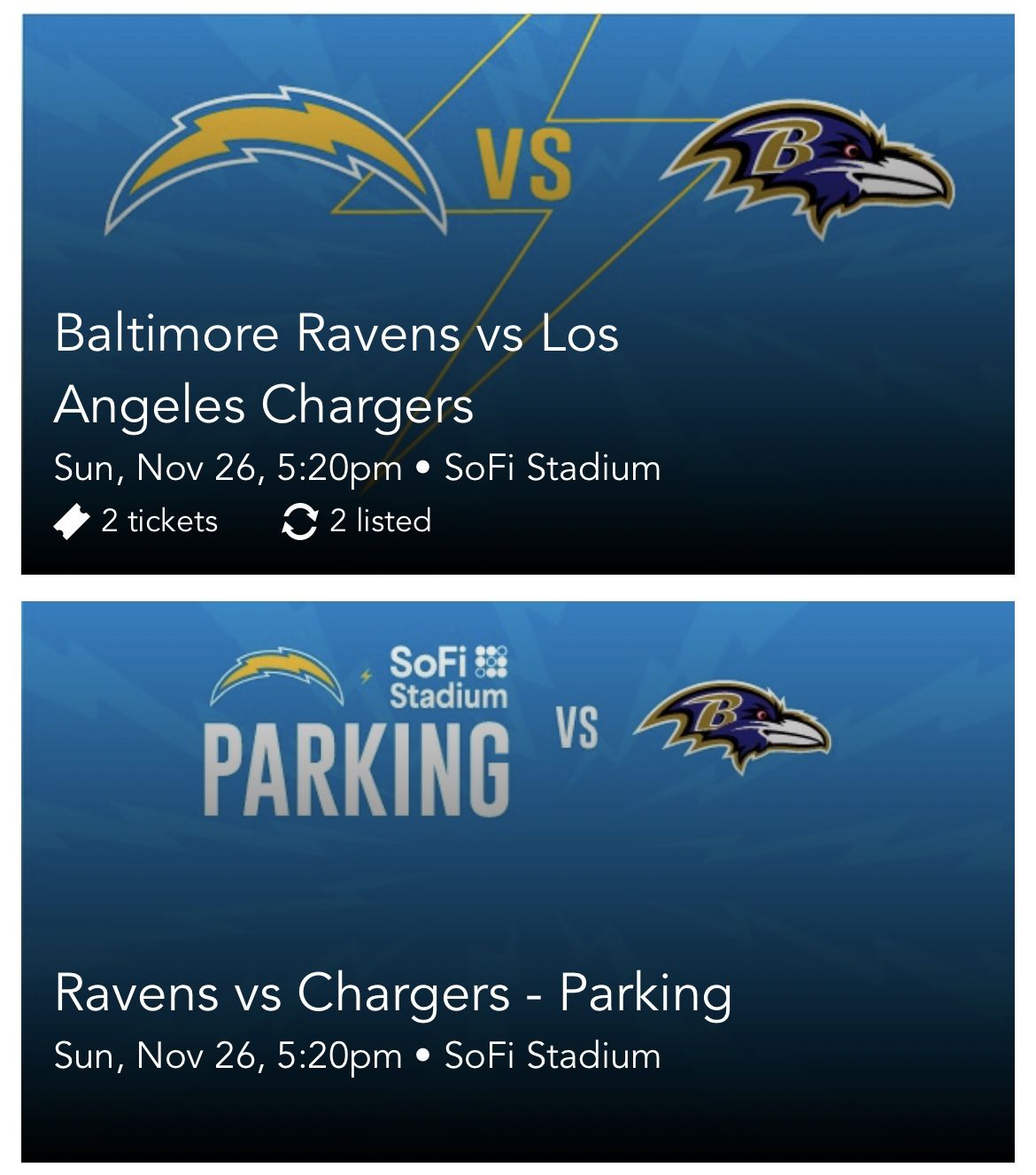 Ravens Vs Chargers 