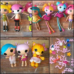 Lalaloopsy Lot 10 Dolls and accessories