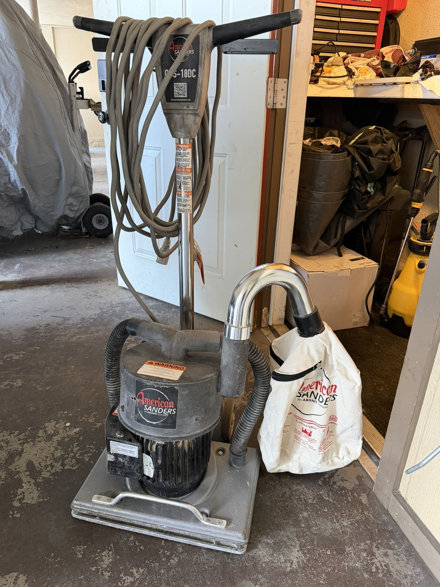 18” Floor Buffer / Orbital Sander – American Sanders Hardwood Floor Machine”