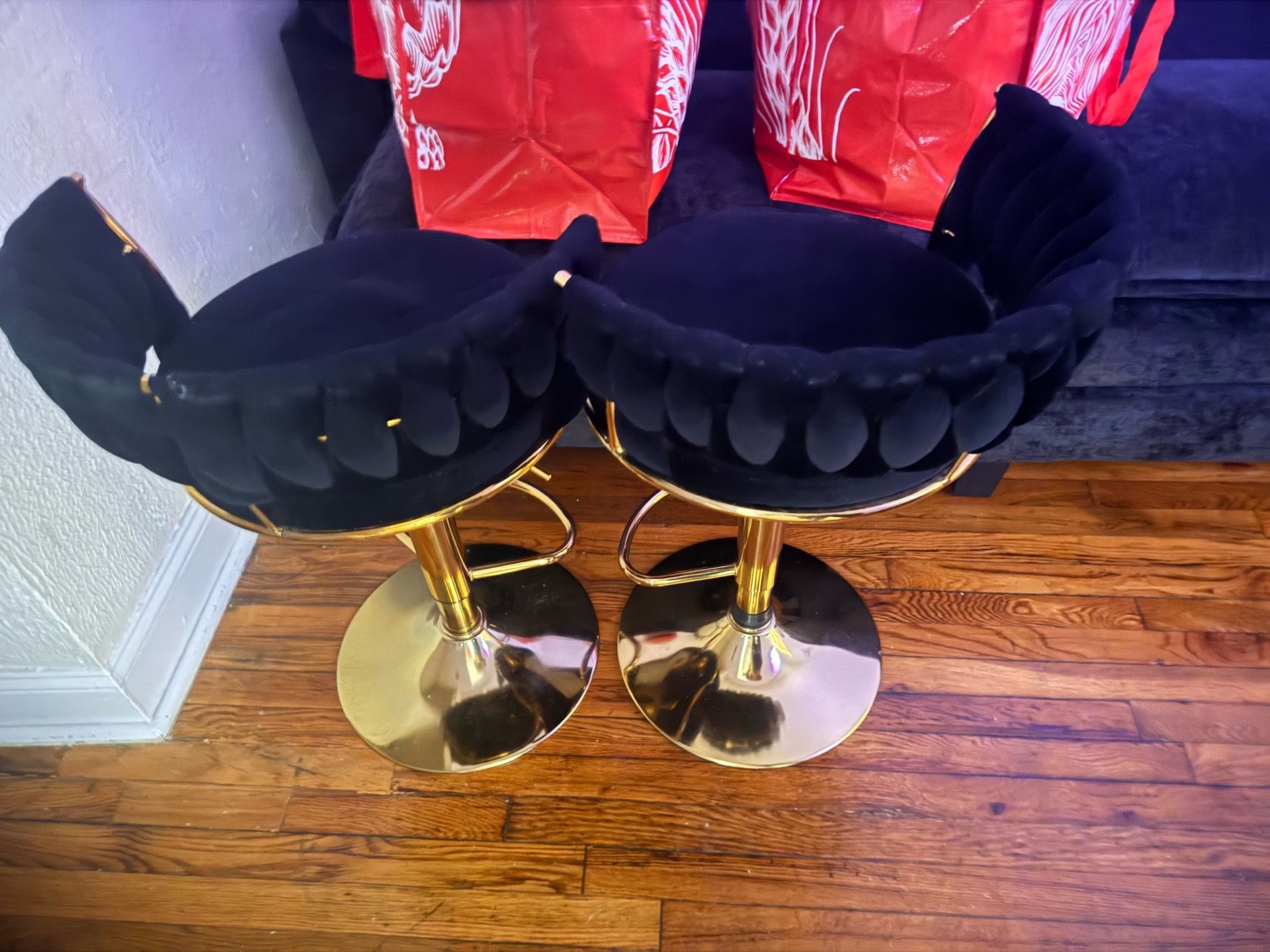 Velvet stools