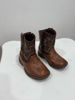 Toddler Brown Cowboy Boots