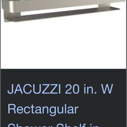 Jacuzzi Rectangular Shower Shelf 20inch