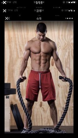 New 18 Feet Conditioning Rope lean and condition abs back arms and chest train like the professional athletes take it to the next Level