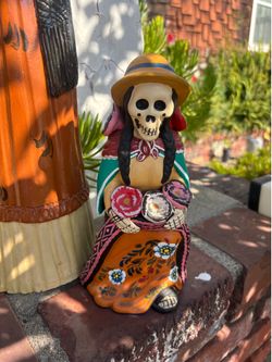 Ceramic Catrina Figure